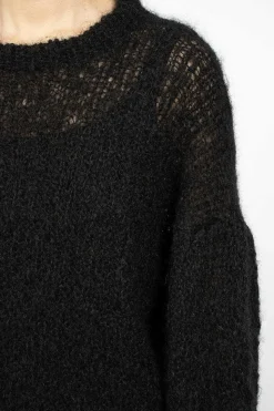 Stitch Crewneck Black