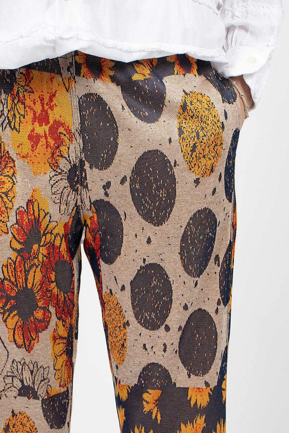 Stk Sunflower Pant Red/Navy