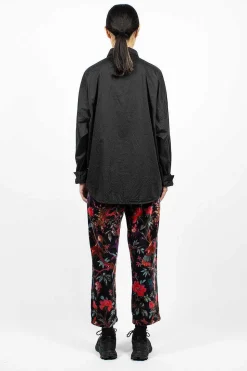 Stk Velveteen Pant Bird Print