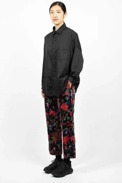Stk Velveteen Pant Bird Print