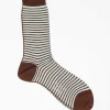 Striped High Sock Brown/Mint