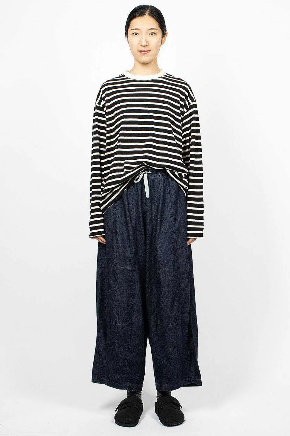Striped Pullover Black