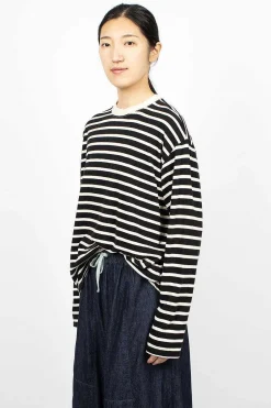 Striped Pullover Black