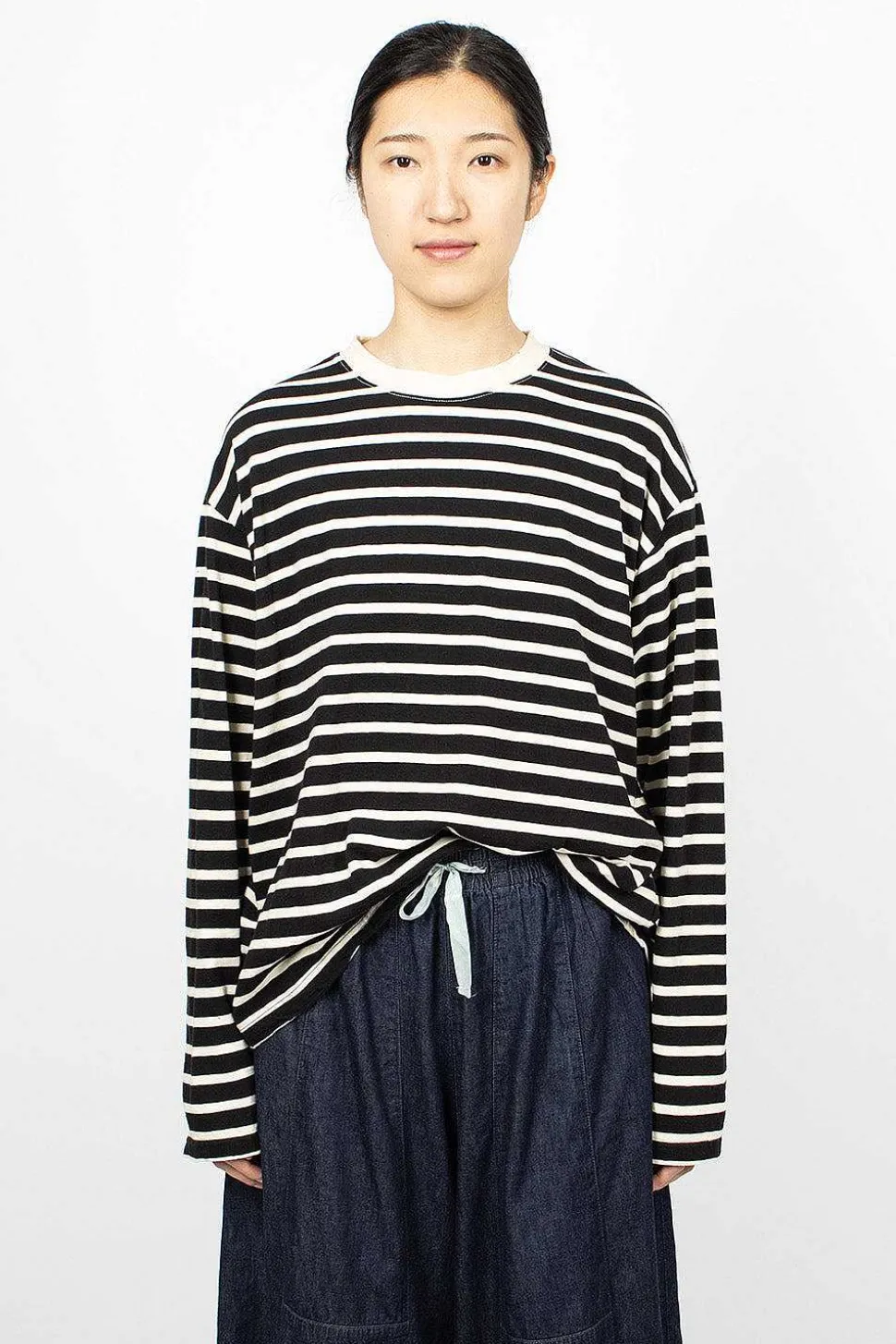 Striped Pullover Black