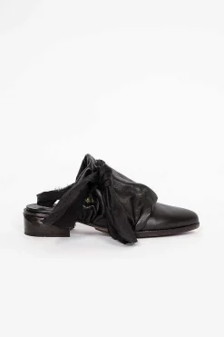 Sulkan Leather Mule Black
