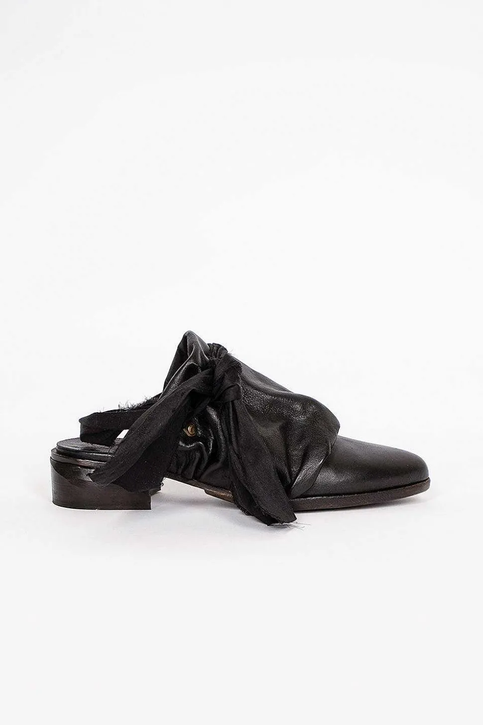 Sulkan Leather Mule Black