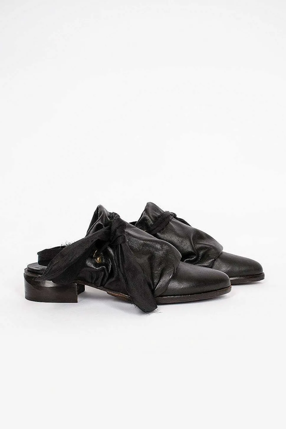 Sulkan Leather Mule Black