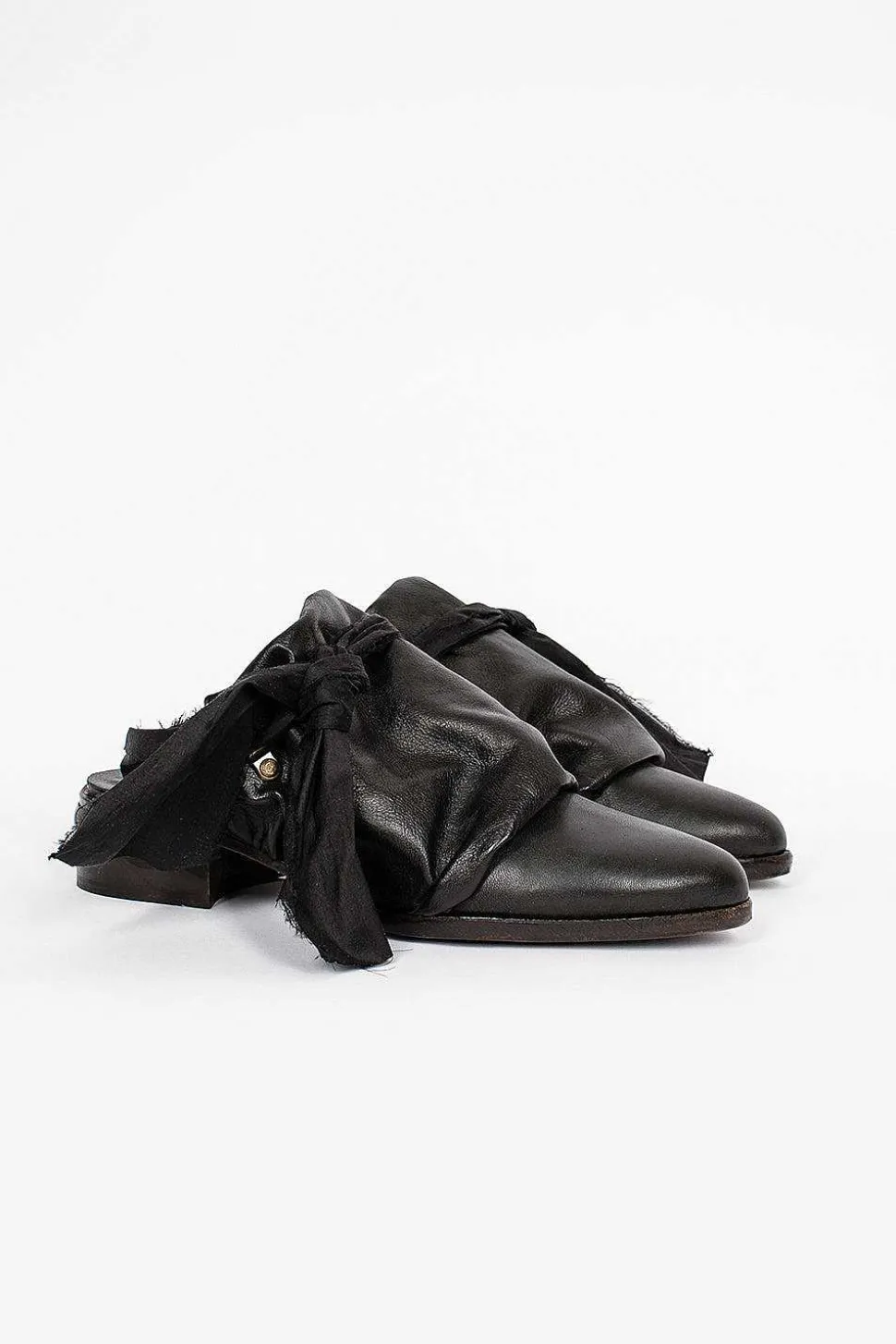 Sulkan Leather Mule Black