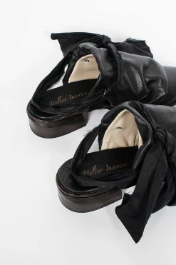 Sulkan Leather Mule Black