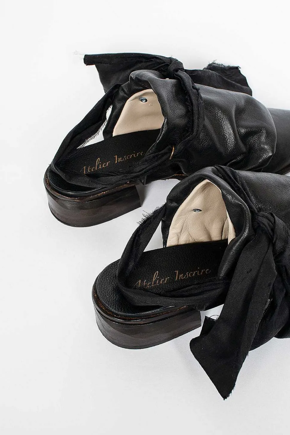 Sulkan Leather Mule Black