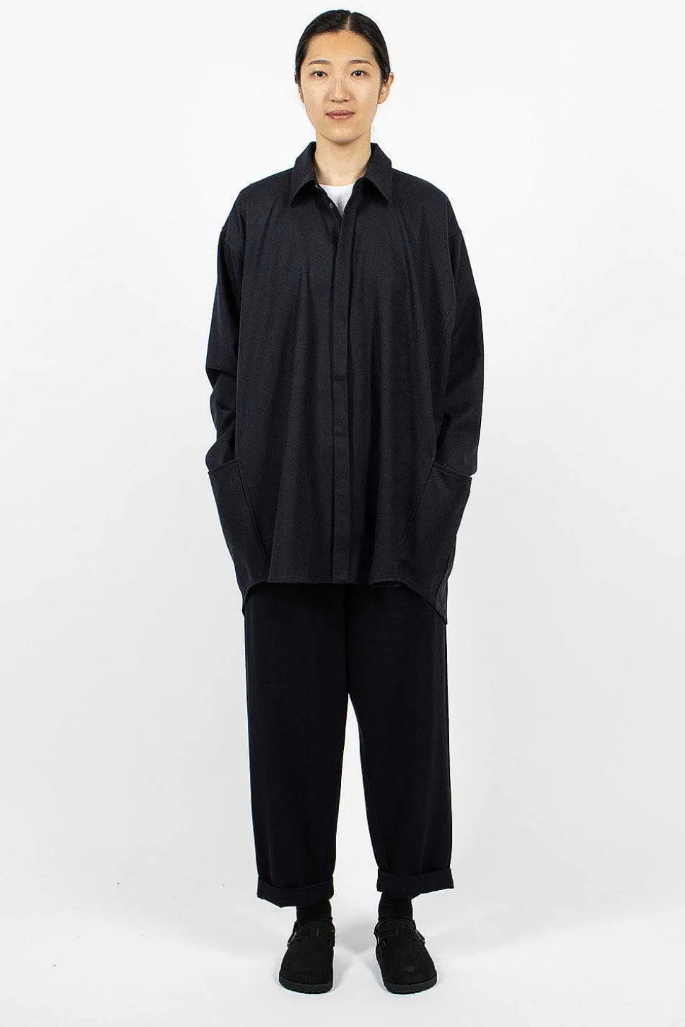 Tailored Artist Smock Navy