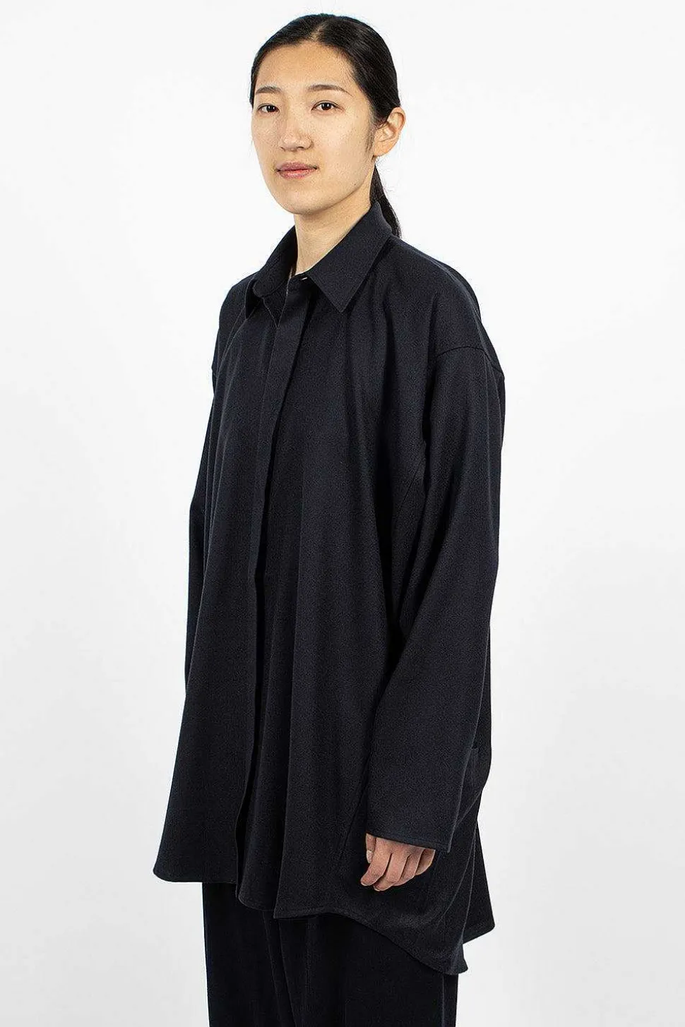 Tailored Artist Smock Navy