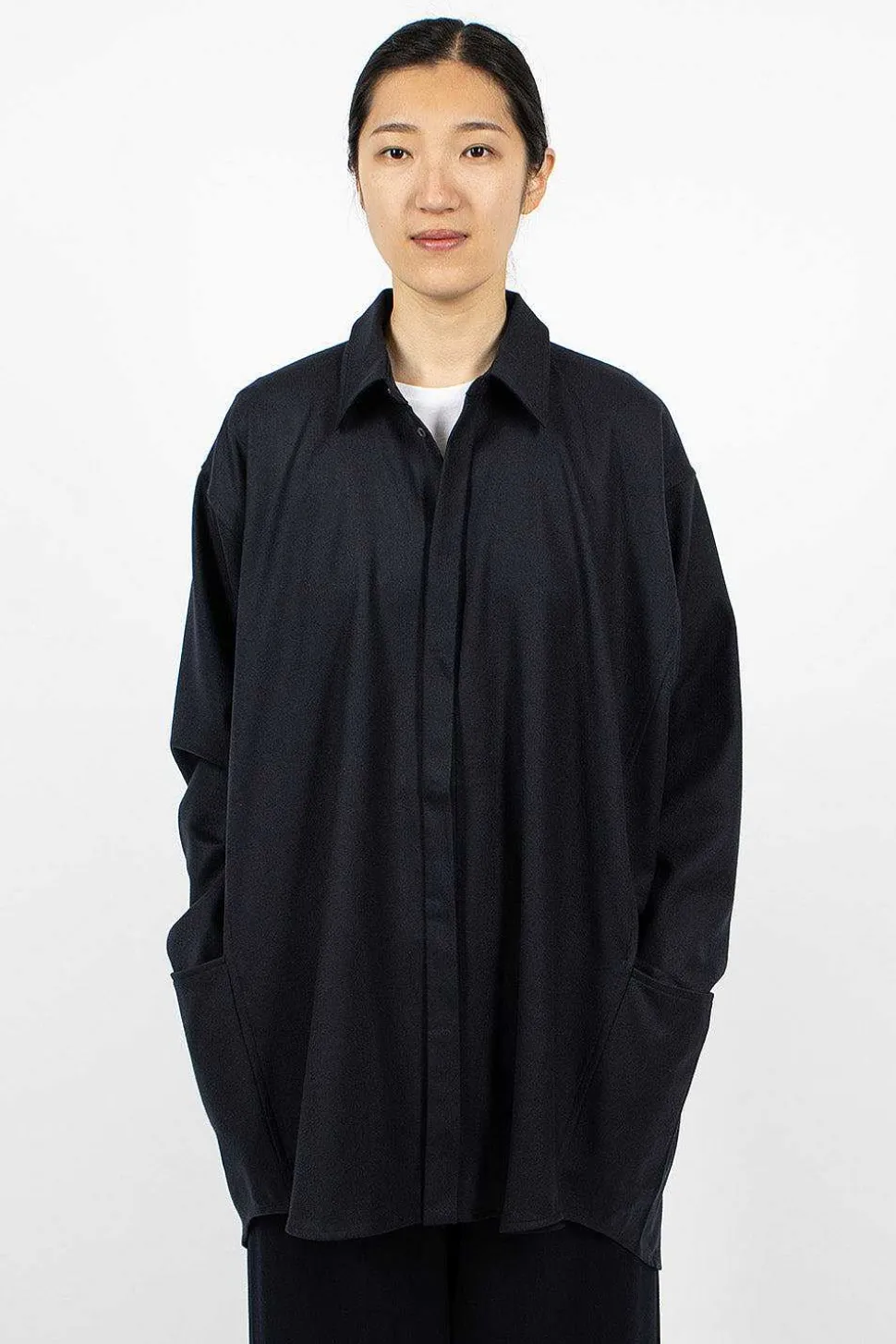 Tailored Artist Smock Navy