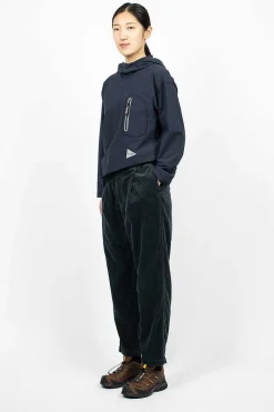 Tapered Corduroy Trouser Blue Green