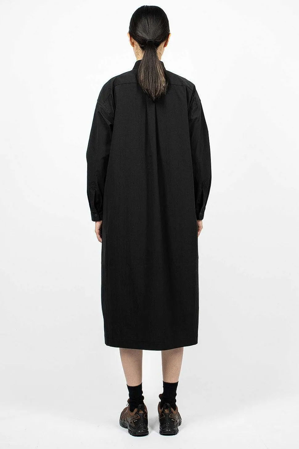Taslan Stretch Dress Black