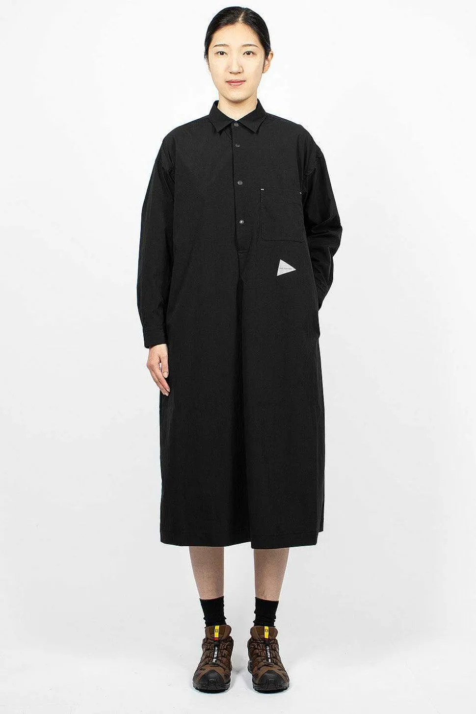 Taslan Stretch Dress Black