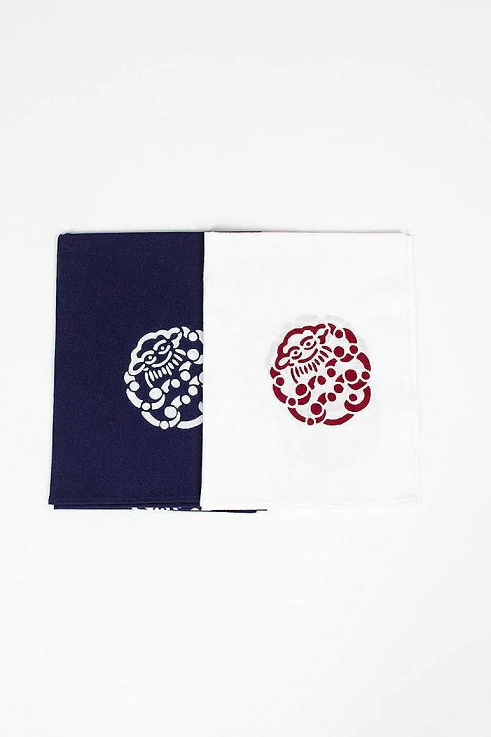 Tenugui Little Cloud Towel 2 Pack Blue/Red