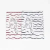 Tenugui Towel 2 Pack Blue/Red