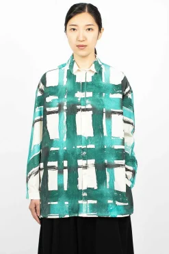 The Draughtsman Shirt Flint/Viridian