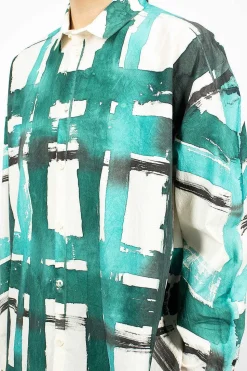 The Draughtsman Shirt Flint/Viridian