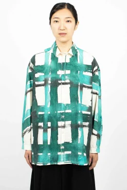 The Draughtsman Shirt Flint/Viridian