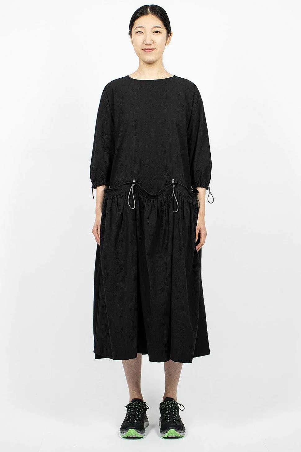 The Roper Dress Crinkled Cotton Flint