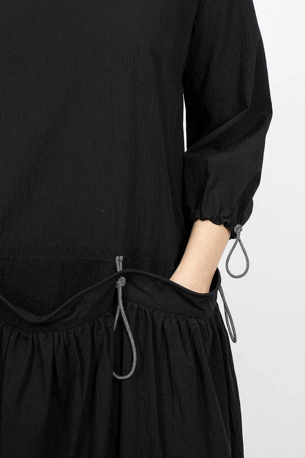 The Roper Dress Crinkled Cotton Flint