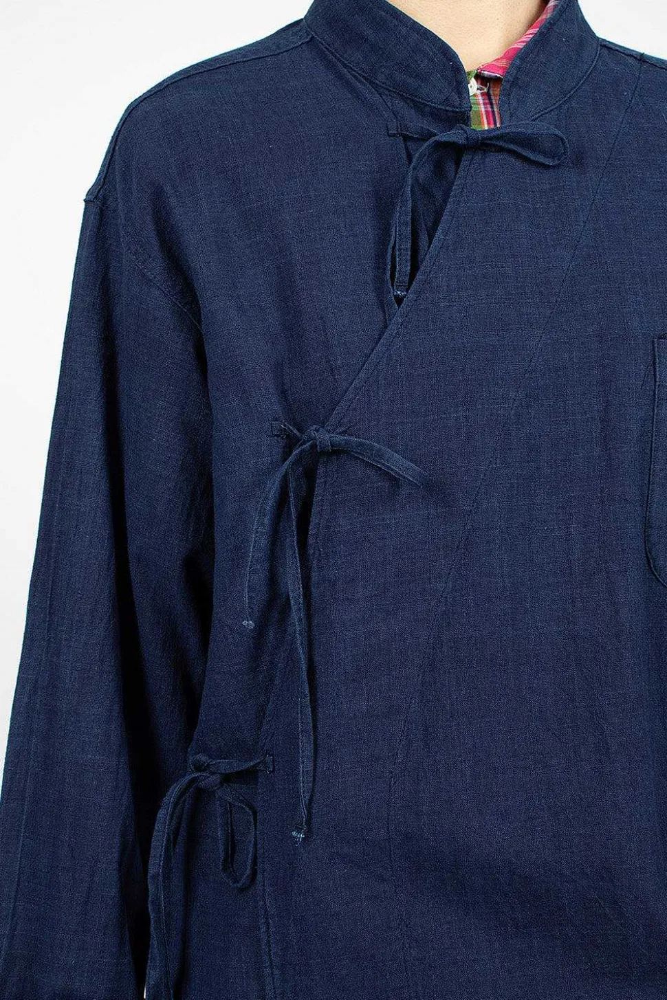Tibet Shirt Cotton Voile Navy