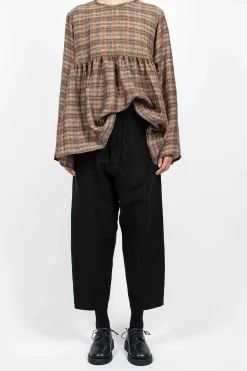 Tie Waist Trouser Black