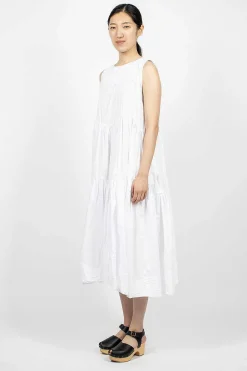 Tiered Dress White