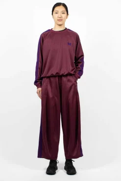 Track Sweatshirt Wine