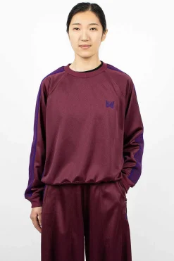 Track Sweatshirt Wine