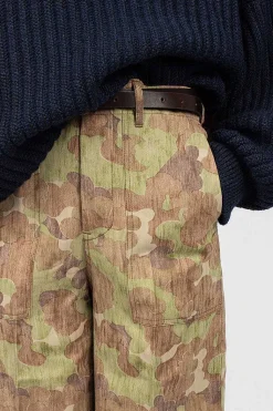 Trade Wind Herringbone Pant Camo