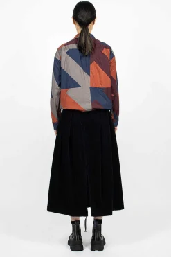 Tuck Skirt Dark Navy