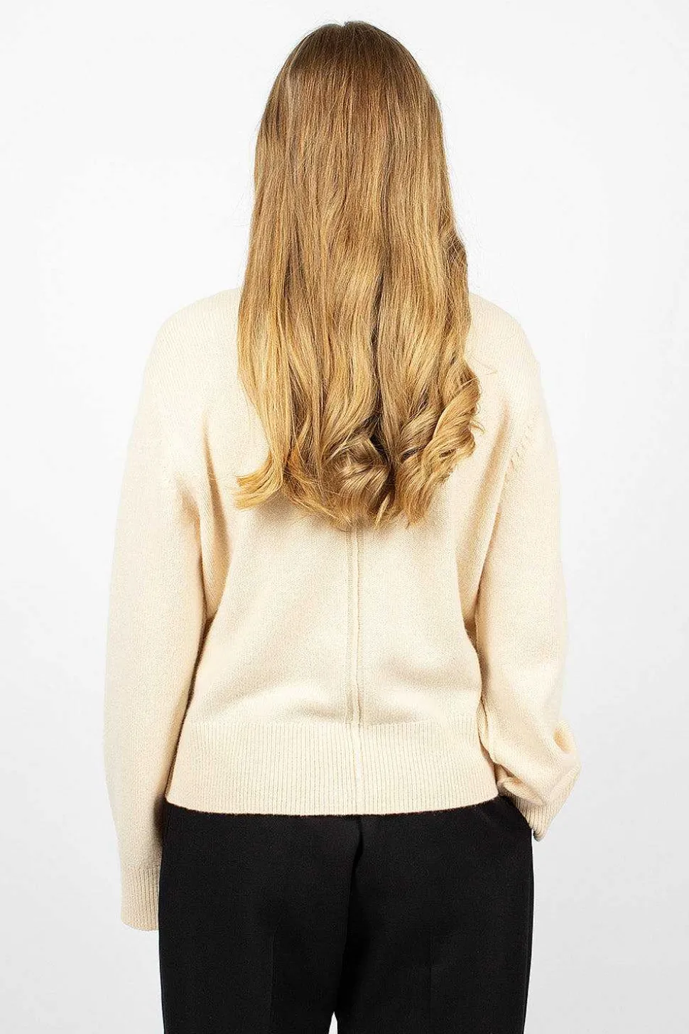 Turtleneck Sweater Cream Beige