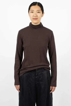 Turtleneck Top Plum