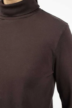 Turtleneck Top Plum