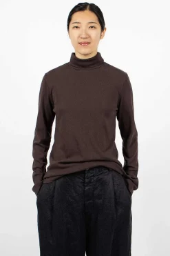 Turtleneck Top Plum