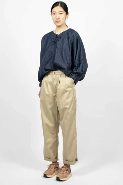 Two Tuck Chino Khaki