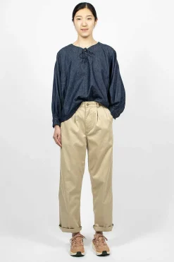 Two Tuck Chino Khaki