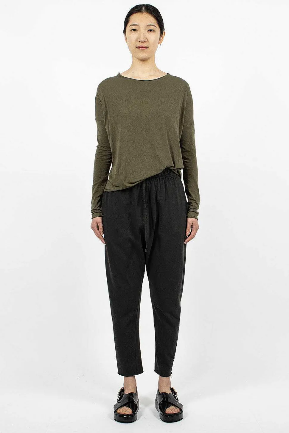 U2363 Pantalone New Basic Hc Charcoal