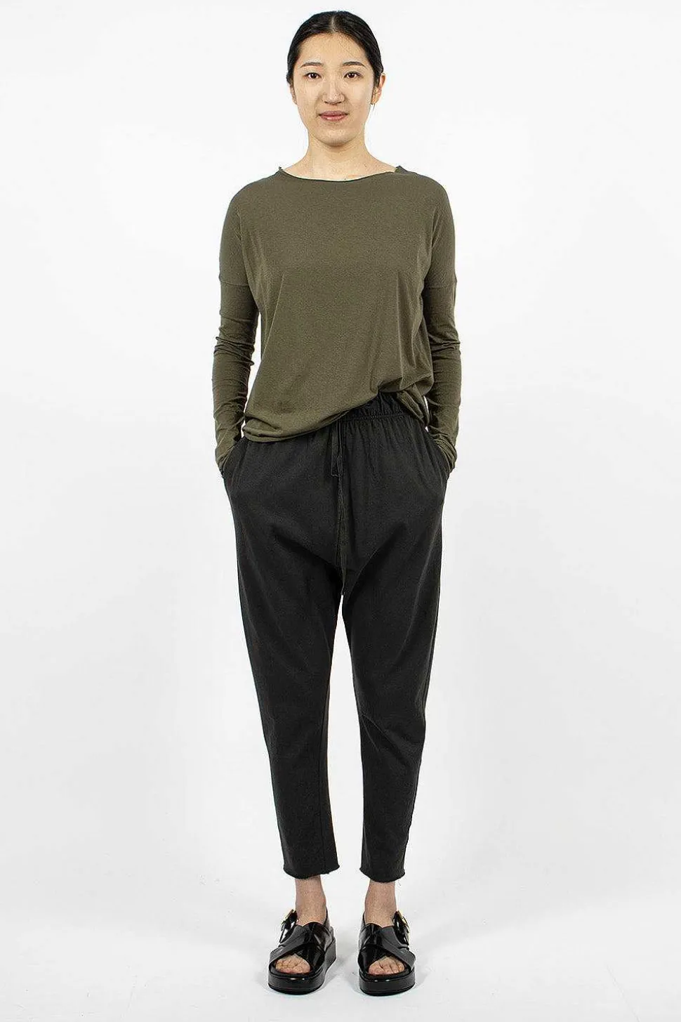 U2363 Pantalone New Basic Hc Charcoal