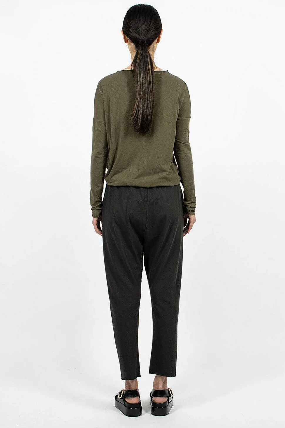 U2363 Pantalone New Basic Hc Charcoal