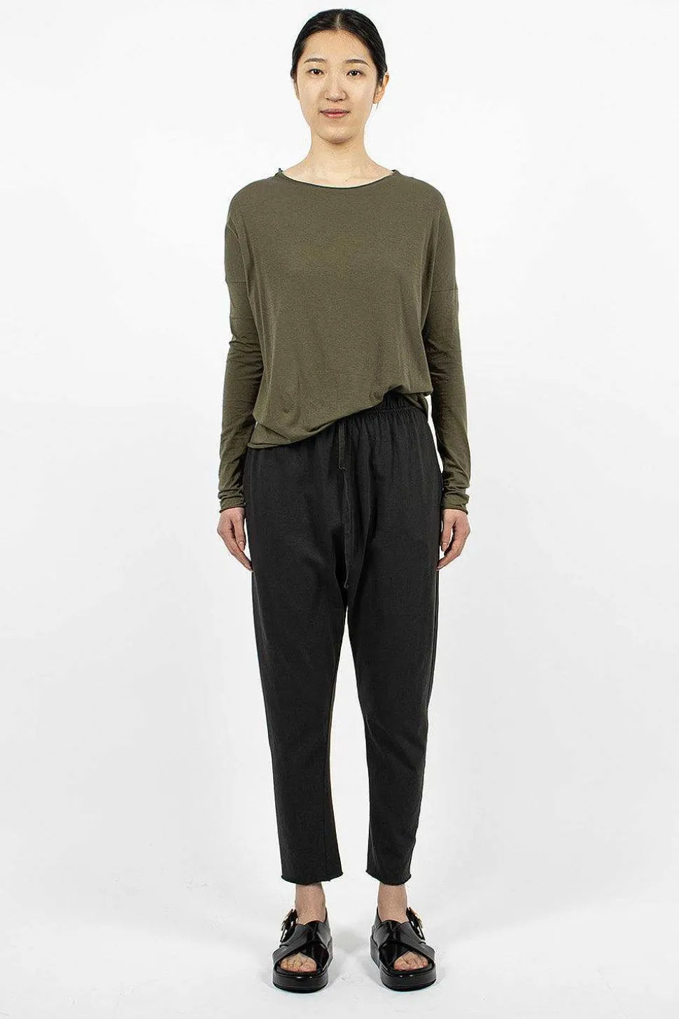 U2363 Pantalone New Basic Hc Charcoal