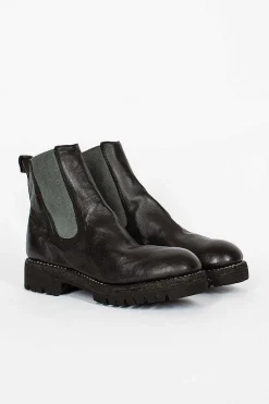 76V Soft Horse Full Grain Chelsea Boot Blkt