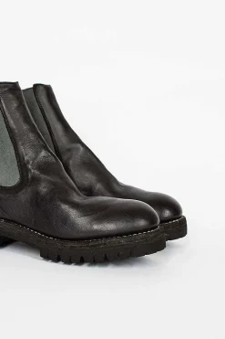76V Soft Horse Full Grain Chelsea Boot Blkt