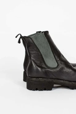 76V Soft Horse Full Grain Chelsea Boot Blkt
