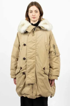 Valdez Down Coat Beige