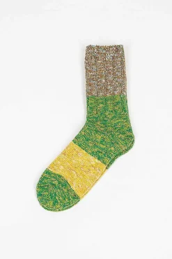 Van Gogh Sock Green