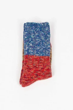 Van Gogh Sock Red